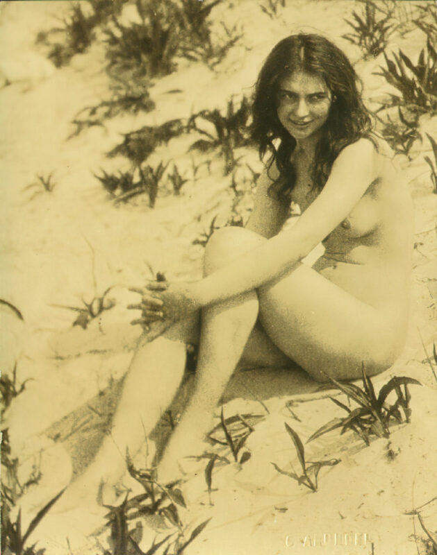 B&W Volume 5 Image of Naked / Nude Woman in the Vintage Era