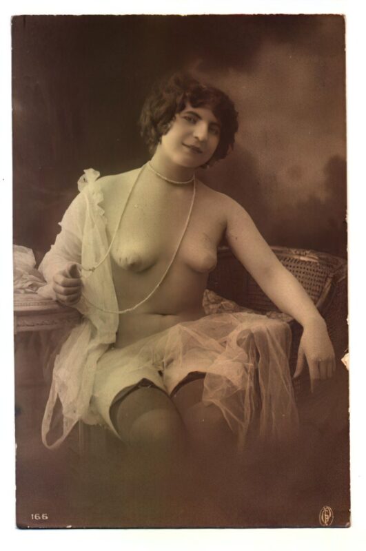 Volume 3 of Black and White Photo of Naked / Nude Women and Girls in the Vintage Era