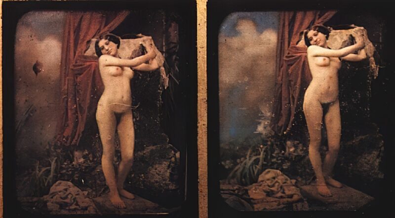 Photo: 003 - Stereoscopic (3D) Views of Vintage Nude Men and Women from the 1800s to the 1920s Photo: 003 - Stereoscopic (3D) Views of Vintage Nude Men and Women from the 1800s to the 1920s