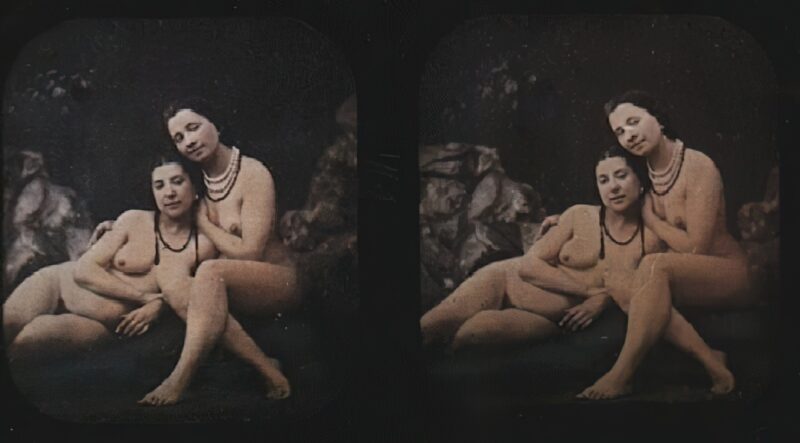 Photo: 006 - Stereoscopic (3D) Views of Vintage Nude Men and Women from the 1800s to the 1920s Photo: 006 - Stereoscopic (3D) Views of Vintage Nude Men and Women from the 1800s to the 1920s