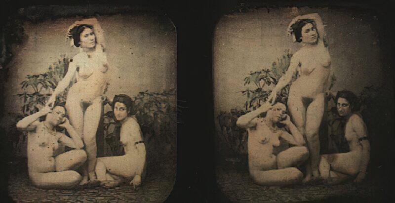 Photo: 014 - Stereoscopic (3D) Views of Vintage Nude Men and Women from the 1800s to the 1920s Photo: 014 - Stereoscopic (3D) Views of Vintage Nude Men and Women from the 1800s to the 1920s