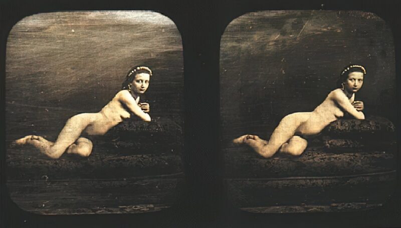 Photo: 015 - Stereoscopic (3D) Views of Vintage Nude Men and Women from the 1800s to the 1920s Photo: 015 - Stereoscopic (3D) Views of Vintage Nude Men and Women from the 1800s to the 1920s