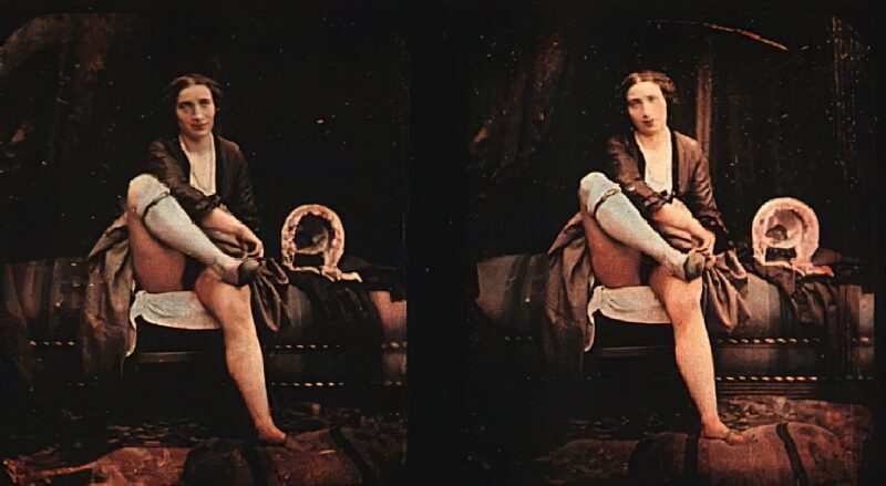 Photo: 054 - Stereoscopic (3D) Views of Vintage Nude Men and Women from the 1800s to the 1920s Photo: 054 - Stereoscopic (3D) Views of Vintage Nude Men and Women from the 1800s to the 1920s