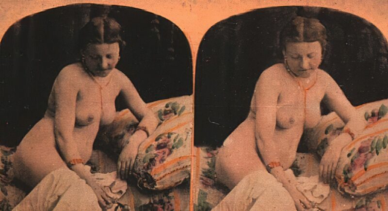 Photo: 063 - Stereoscopic (3D) Views of Vintage Nude Men and Women from the 1800s to the 1920s Photo: 063 - Stereoscopic (3D) Views of Vintage Nude Men and Women from the 1800s to the 1920s
