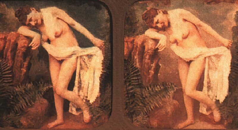 Photo: 074 - Stereoscopic (3D) Views of Vintage Nude Men and Women from the 1800s to the 1920s Photo: 074 - Stereoscopic (3D) Views of Vintage Nude Men and Women from the 1800s to the 1920s