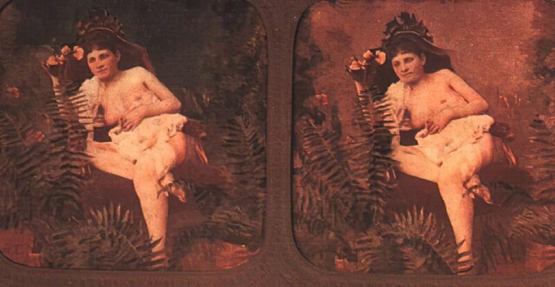 Photo: 075 - Stereoscopic (3D) Views of Vintage Nude Men and Women from the 1800s to the 1920s Photo: 075 - Stereoscopic (3D) Views of Vintage Nude Men and Women from the 1800s to the 1920s