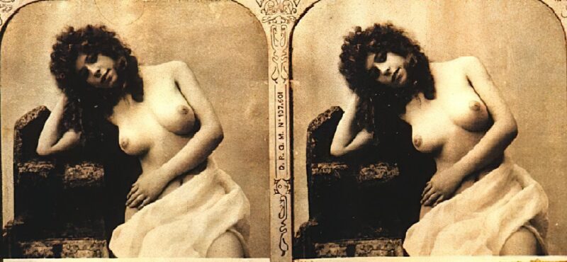 Photo: 080 - Stereoscopic (3D) Views of Vintage Nude Men and Women from the 1800s to the 1920s Photo: 080 - Stereoscopic (3D) Views of Vintage Nude Men and Women from the 1800s to the 1920s
