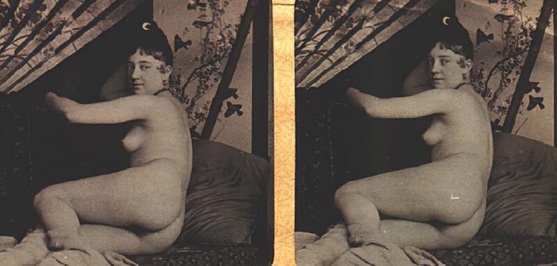 Photo: 090 - Stereoscopic (3D) Views of Vintage Nude Men and Women from the 1800s to the 1920s Photo: 090 - Stereoscopic (3D) Views of Vintage Nude Men and Women from the 1800s to the 1920s