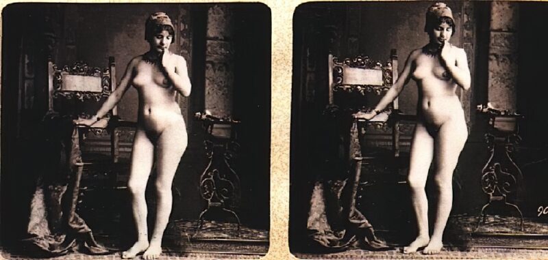 Photo: 091 - Stereoscopic (3D) Views of Vintage Nude Men and Women from the 1800s to the 1920s Photo: 091 - Stereoscopic (3D) Views of Vintage Nude Men and Women from the 1800s to the 1920s