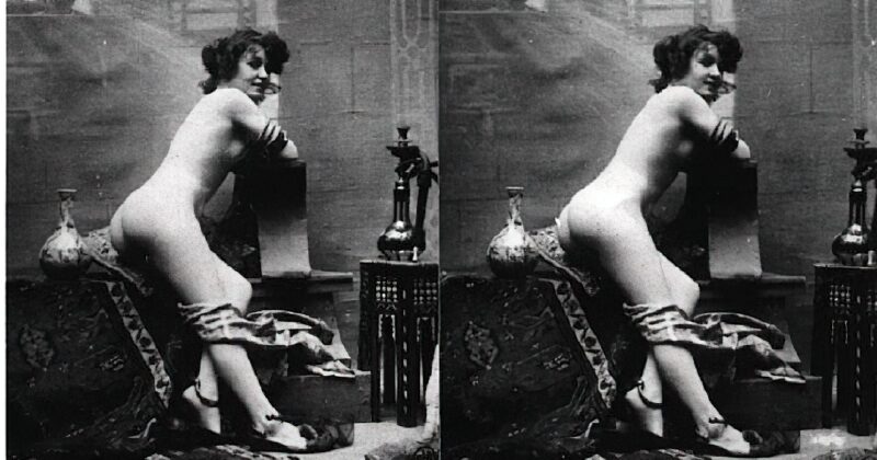 Photo: 102 - Stereoscopic (3D) Views of Vintage Nude Men and Women from the 1800s to the 1920s Photo: 102 - Stereoscopic (3D) Views of Vintage Nude Men and Women from the 1800s to the 1920s