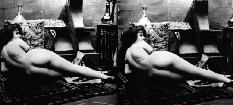Photo: 104 - Stereoscopic (3D) Views of Vintage Nude Men and Women from the 1800s to the 1920s Photo: 104 - Stereoscopic (3D) Views of Vintage Nude Men and Women from the 1800s to the 1920s
