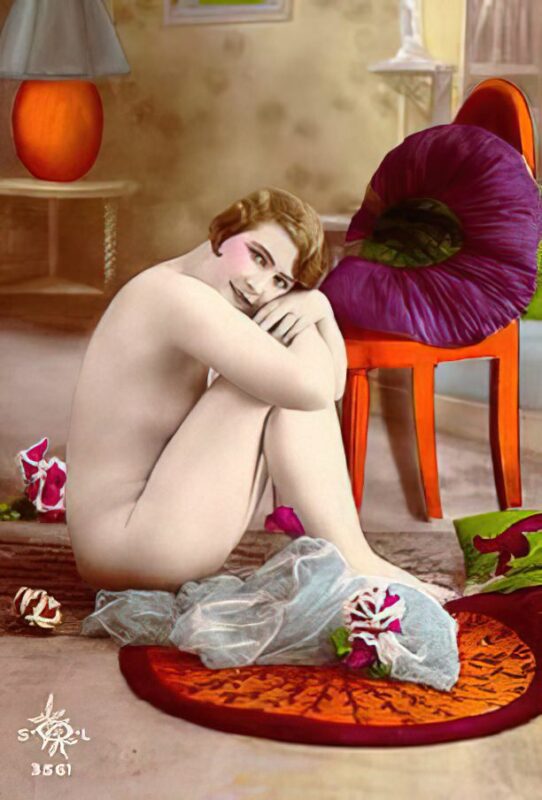 Vintage Nude Girl Mixed, Upscaled - Volume 2 - Photo 222