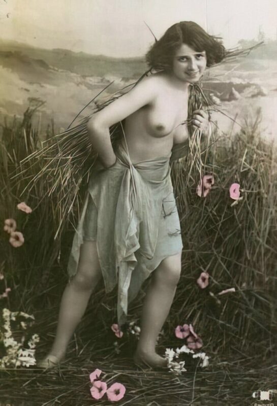 Vintage Nude Girl Mixed, Upscaled - Volume 2 - Photo 226