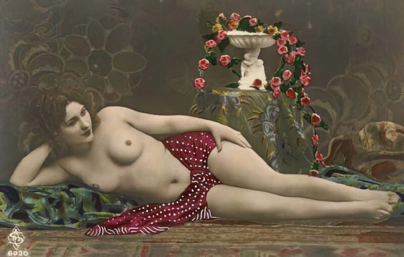 Vintage Nude Girl Mixed, Upscaled - Volume 2 - Photo 228