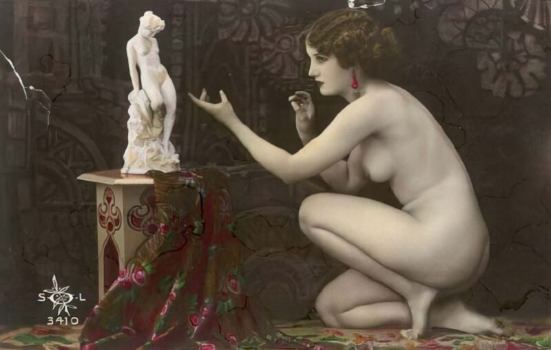 Vintage Nude Girl Mixed, Upscaled - Volume 2 - Photo 229