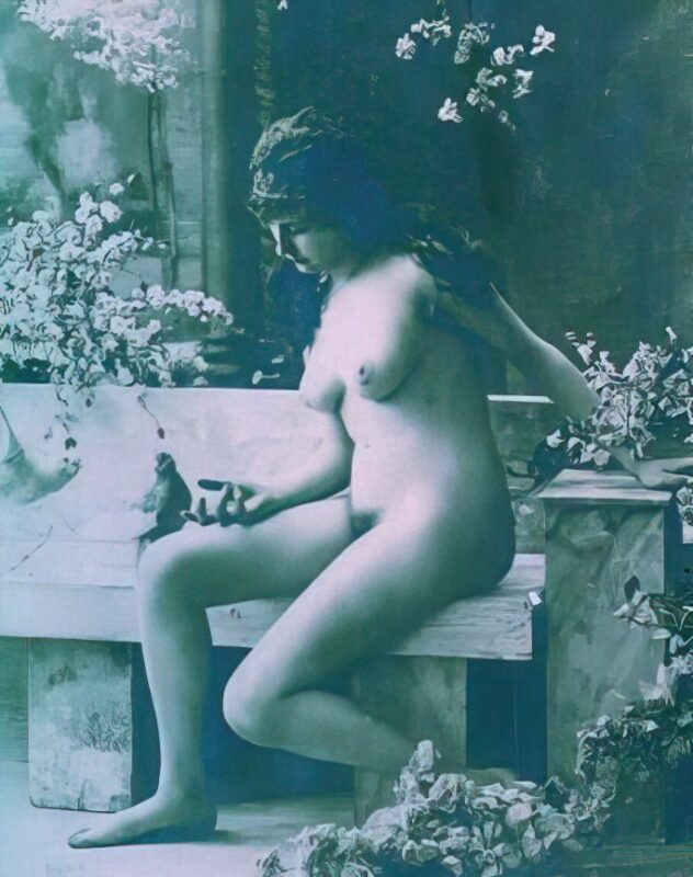 Photo 012 - Vintage Nude Girl Mixed, Upscaled - Volume 3