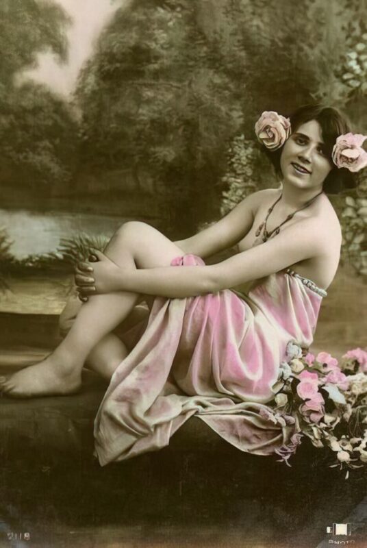 Photo 013 - Vintage Nude Girl Mixed, Upscaled - Volume 3