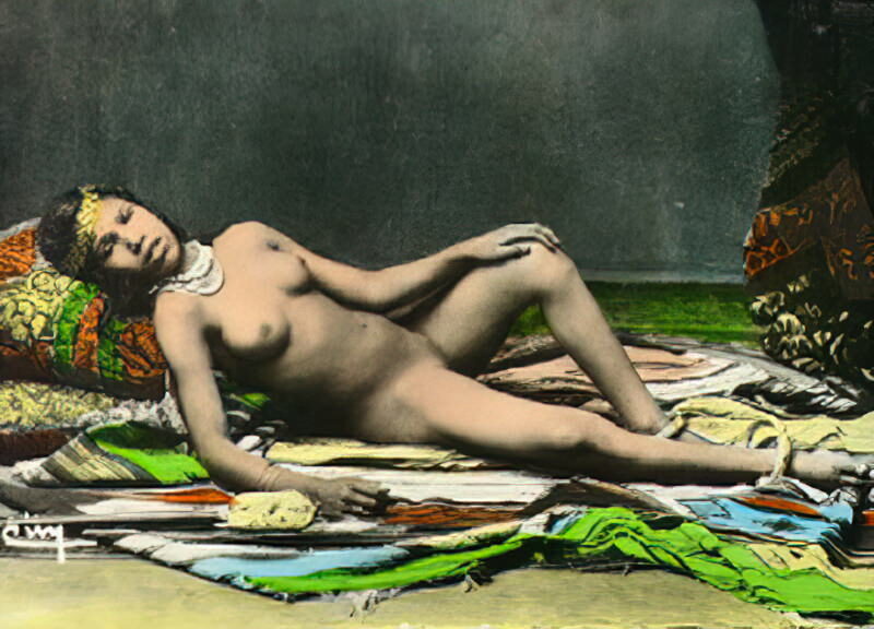 Photo 018 - Vintage Nude Girl Mixed, Upscaled - Volume 3