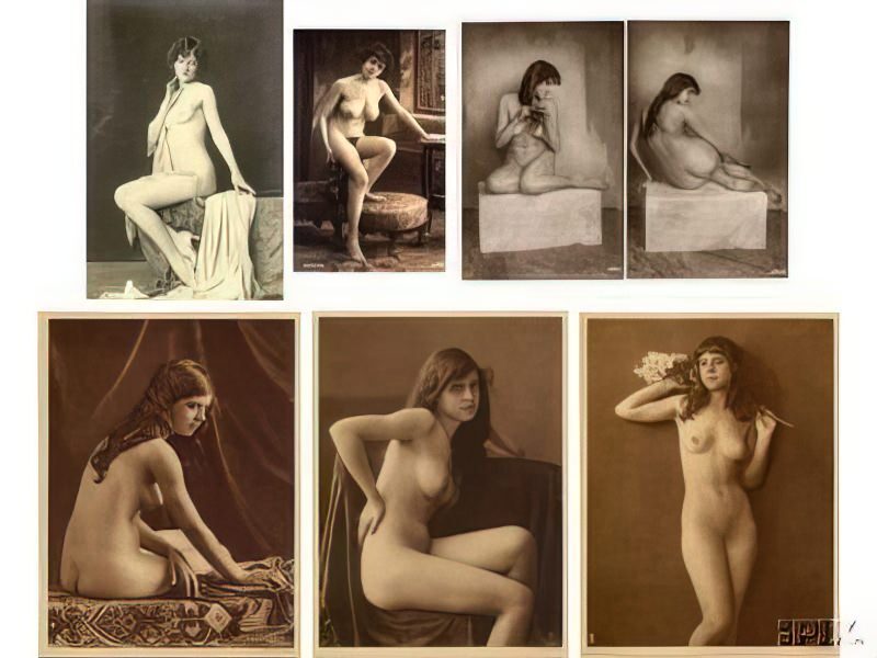 Photo 116 - Vintage Nude Girl Mixed, Upscaled - Volume 3