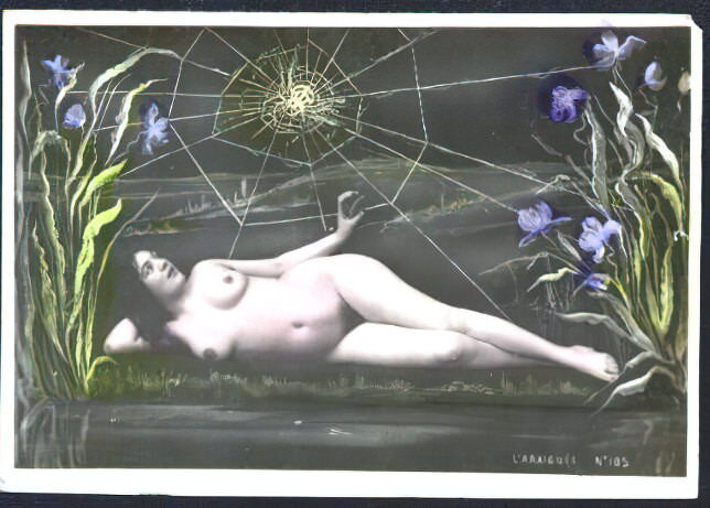 Retro Classic Erotica Color Tint Nude