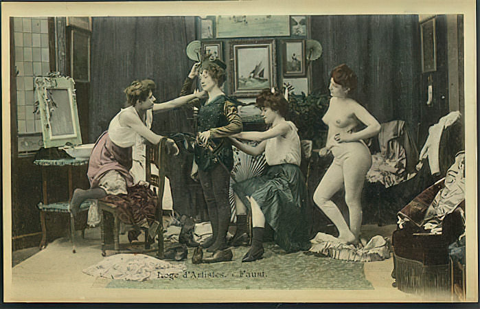 Retro Classic Erotica Color Tint Nude