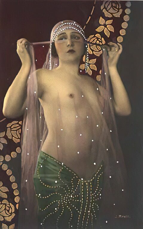 Retro Classic Erotica Color Tint Nude