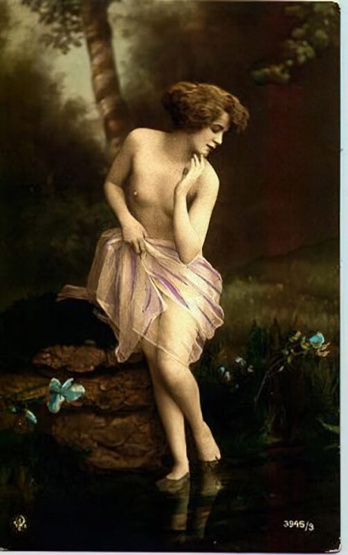 Retro Classic Erotica Color Tint Nude