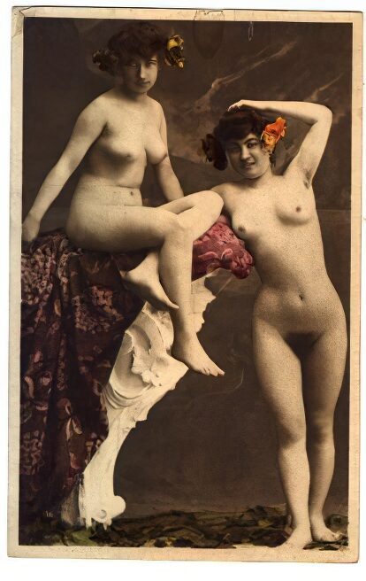 Retro Classic Erotica Color Tint Nude