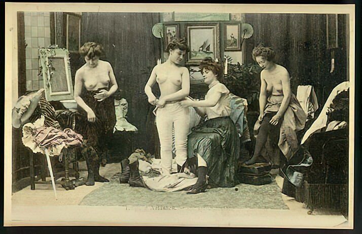 Retro Classic Erotica Color Tint Nude