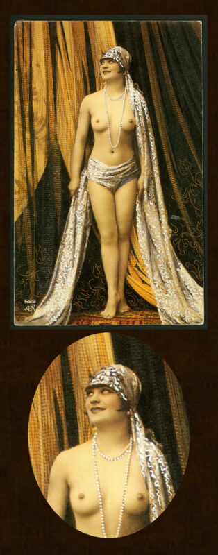 Retro Classic Erotica Color Tint Nude