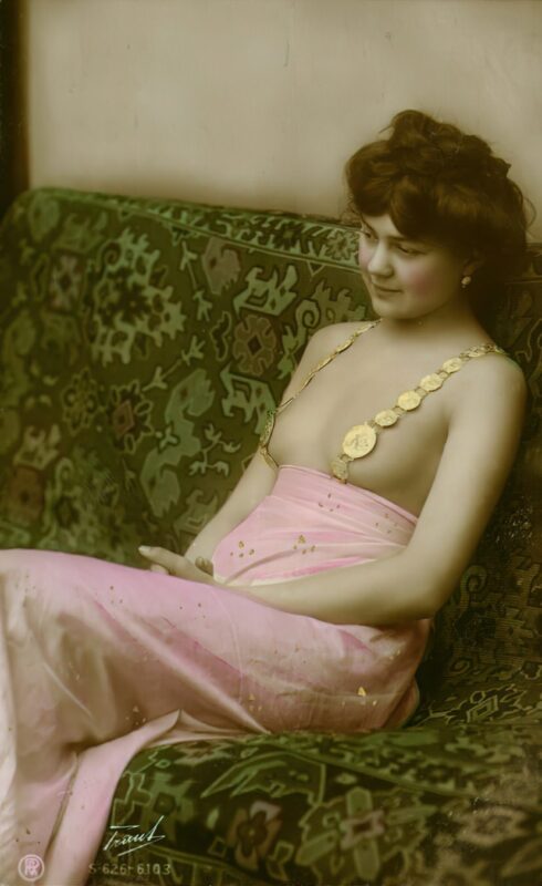 Retro Classic Erotica Color Tint Nude