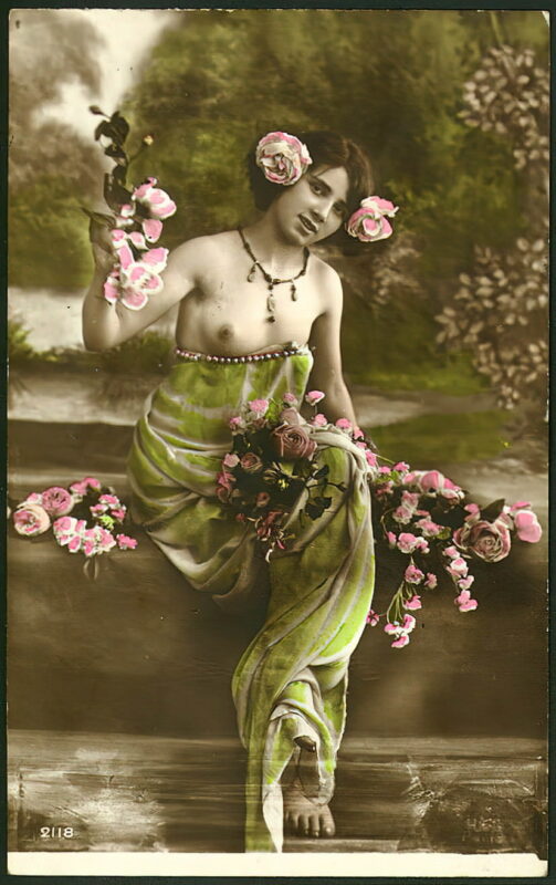 Retro Classic Erotica Color Tint Nude