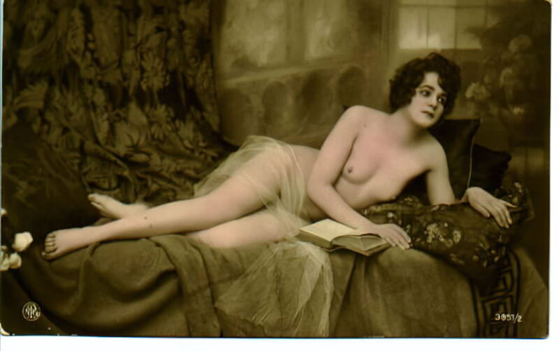 Retro Classic Erotica Color Tint Nude