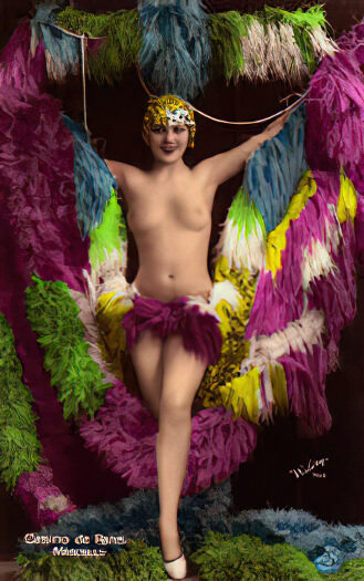 Retro Classic Erotica Color Tint Nude