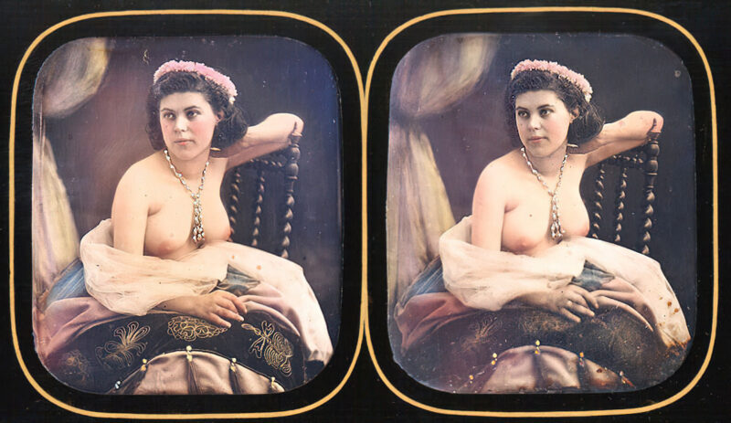 Retro Classic Erotica Color Tint Nude