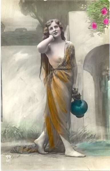 Retro Classic Erotica Color Tint Nude