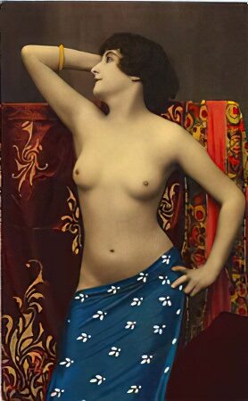 Retro Classic Erotica Color Tint Nude