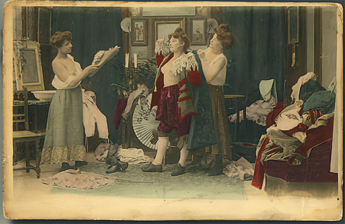 Retro Classic Erotica Color Tint Nude