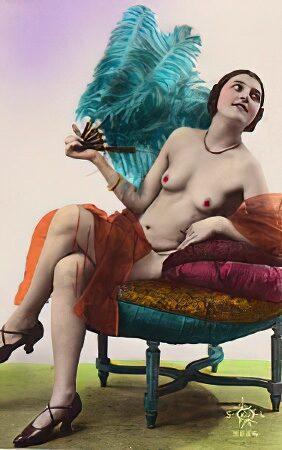 Retro Classic Erotica Color Tint Nude