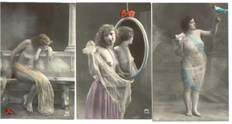 Retro Classic Erotica Color Tint Nude