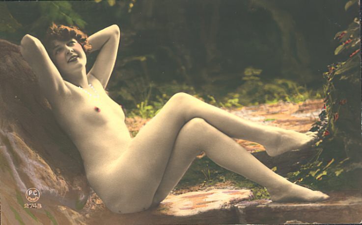 Retro Classic Erotica Color Tint Nude