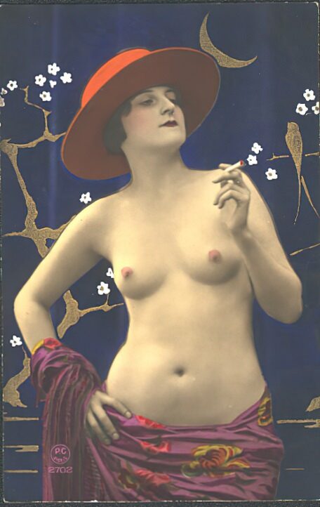 Retro Classic Erotica Color Tint Nude