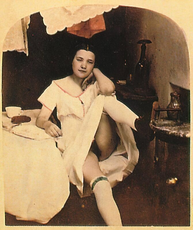 Retro Classic Erotica Color Tint Nude