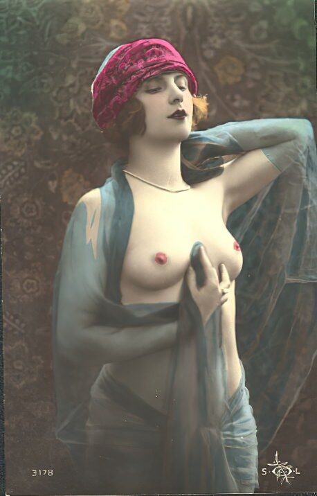 Retro Classic Erotica Color Tint Nude