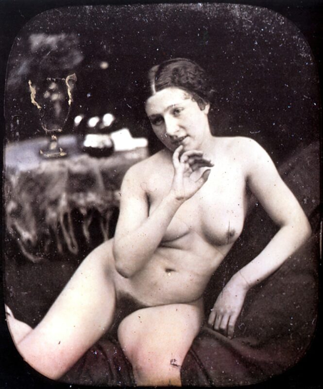 Retro Classic Erotica Color Tint Nude