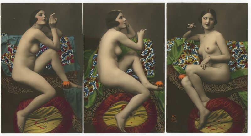 Retro Classic Erotica Color Tint Nude