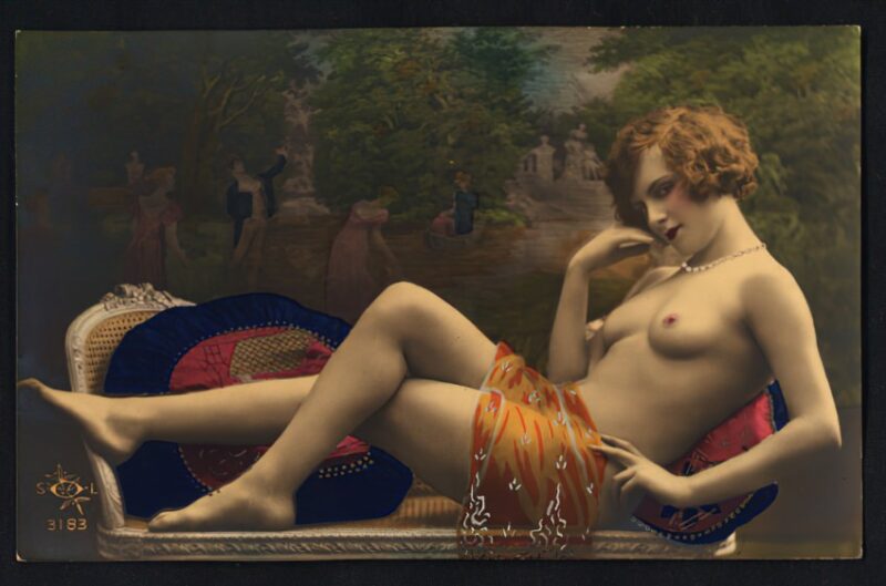 Retro Classic Erotica Color Tint Nude