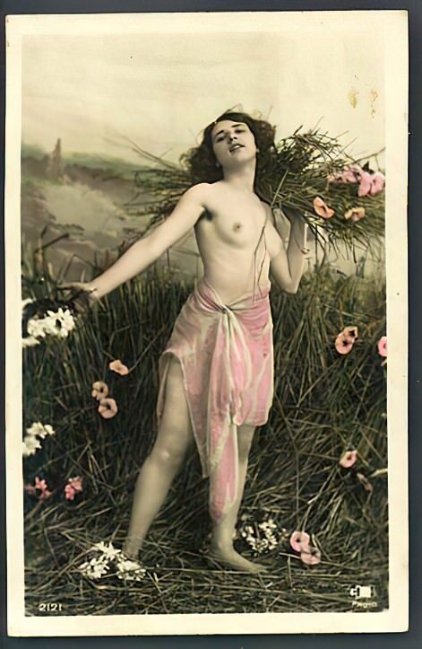 Retro Classic Erotica Color Tint Nude