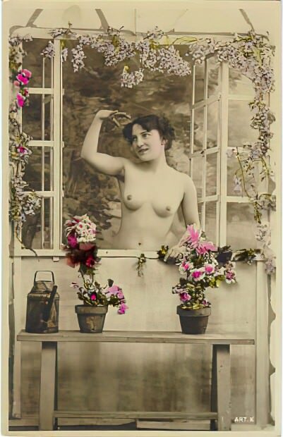 Retro Classic Erotica Color Tint Nude