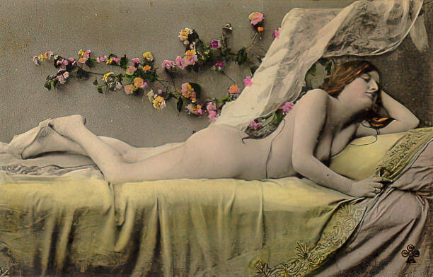 Retro Classic Erotica Color Tint Nude